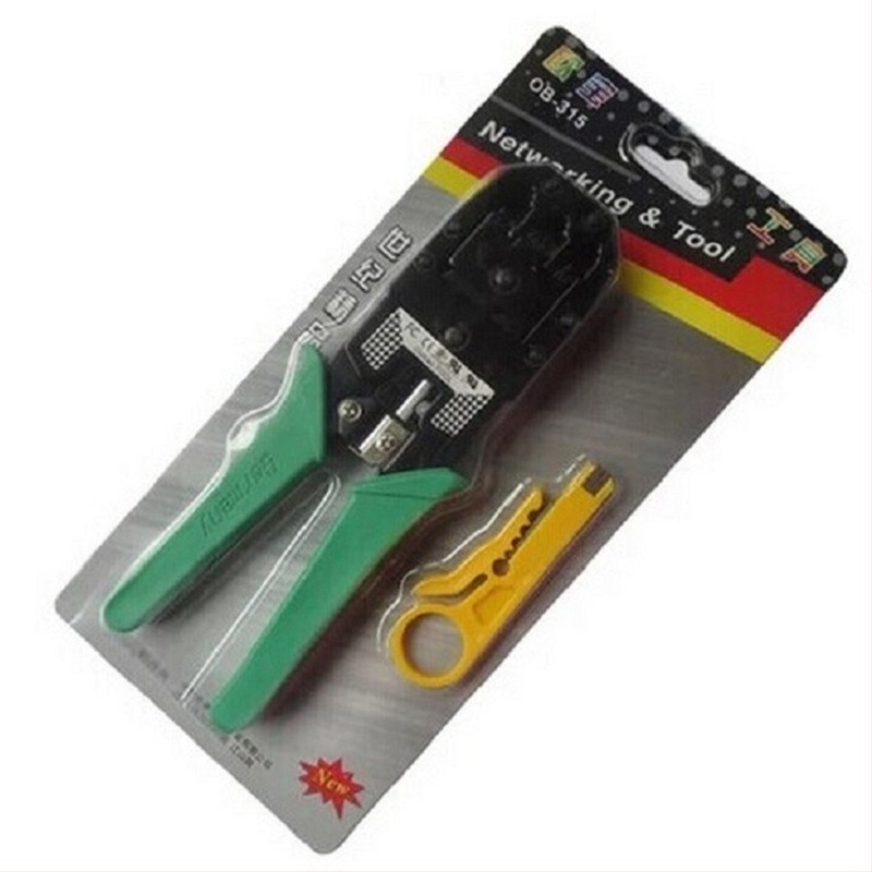 RJ45 hálózati vezetékfogó — háromfunkciós szerszám vezetékvágás és csupaszítás funkciókkal