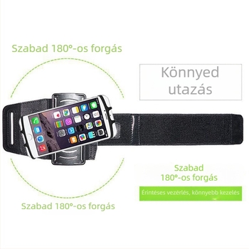 Kültéri sportokhoz kar-táska – Uniszex, forgó karpánt, Lycra-Silicone anyag, logó nyomtatás, testreszabható magáncímke (Rongcan)