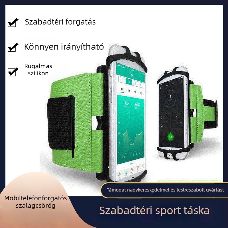 Kültéri sportokhoz kar-táska – Uniszex, forgó karpánt, Lycra-Silicone anyag, logó nyomtatás, testreszabható magáncímke (Rongcan)