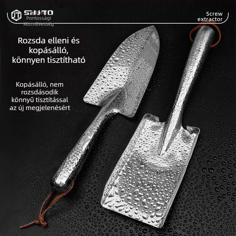Jiutong kerti ásó széles heggyel (0,14 kg), lapos hegű (0,19 kg) vagy keskeny hegű (0,14 kg)