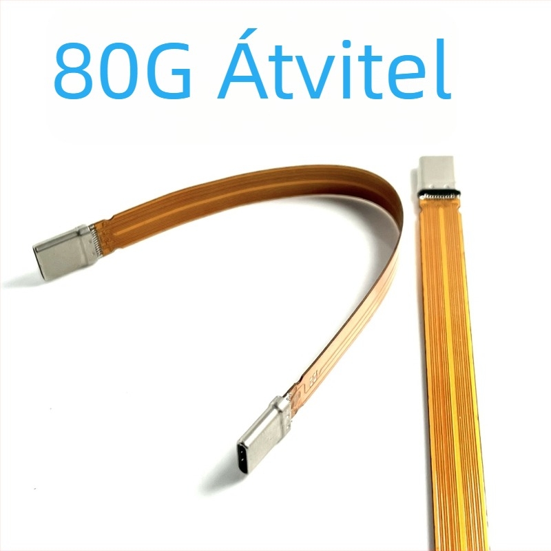 FPC rugalmas kábel Thunderbolt 4 kettős végű Type-C, 24 magos, 240W verzió 4.0