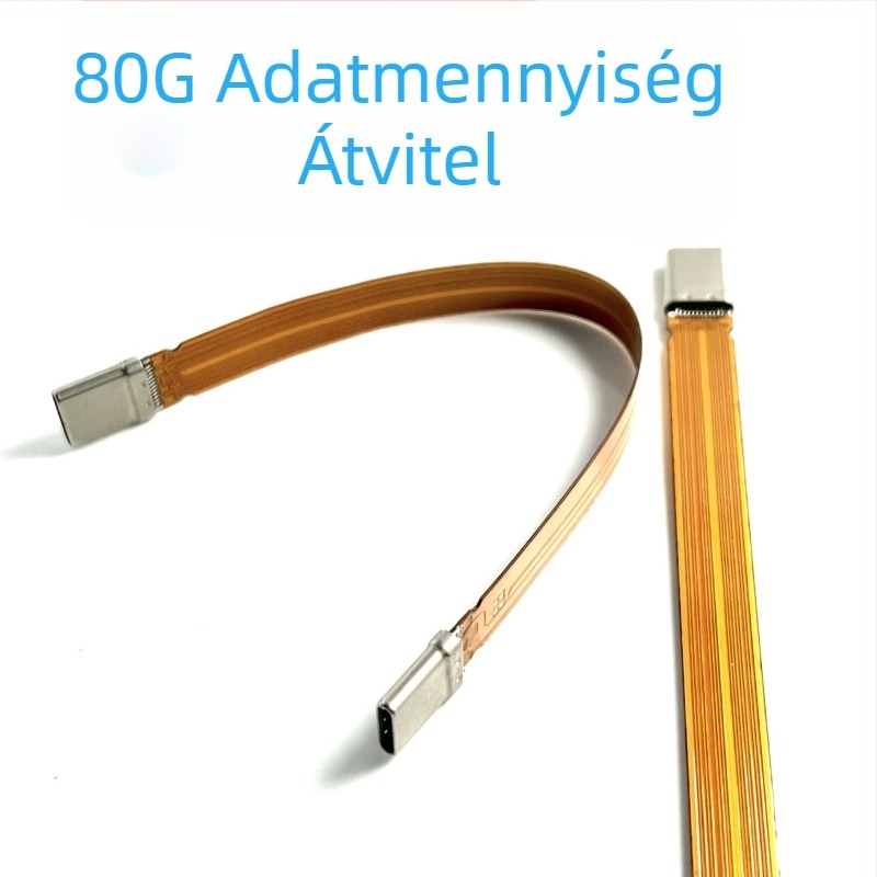 FPC rugalmas kábel Thunderbolt 4 kettős végű Type-C, 24 magos, 240W verzió 4.0