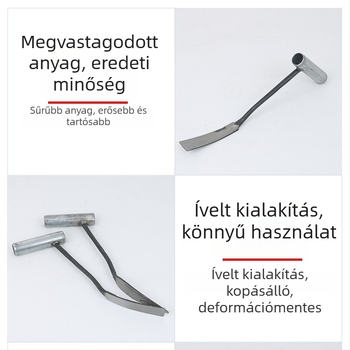 Mikro kerti ásó vad zöldségek ásására, gyomlálásra, fokhagyma és virág ültetésére, gyökér eltávolítására