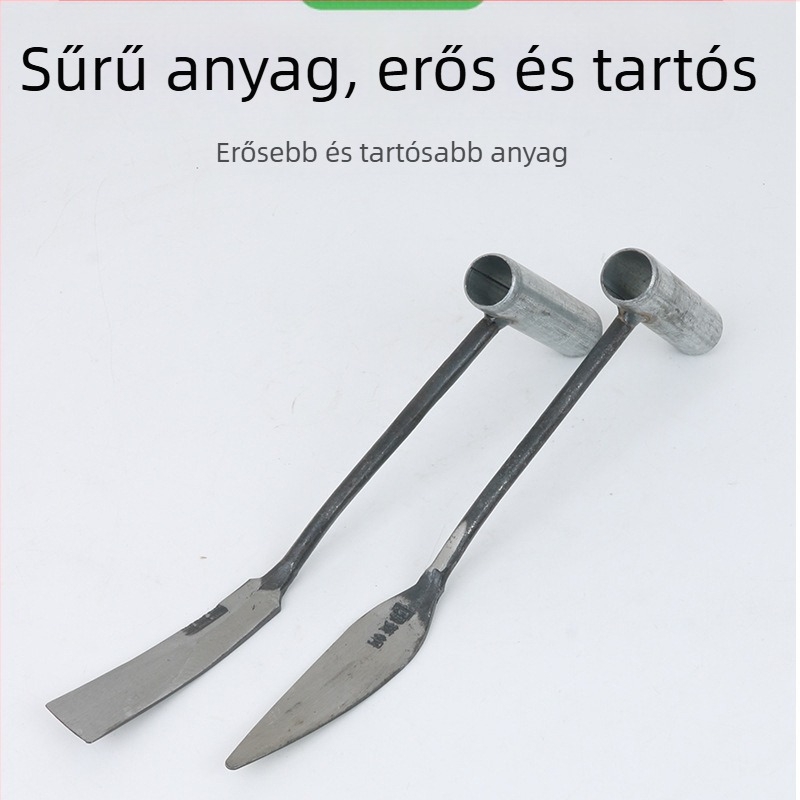 Mikro kerti ásó vad zöldségek ásására, gyomlálásra, fokhagyma és virág ültetésére, gyökér eltávolítására