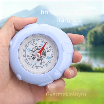 Diákkönyv iránytű — oktatási puzzle játék tudományos kísérletekhez, nagy pontosságú, hordozható irányító eszköz; műanyag; elektromos áram nélkül; többfunkciós; 7–14 évesek.