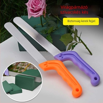 Virágolló, rozsdamentes acélból, virágellátáshoz