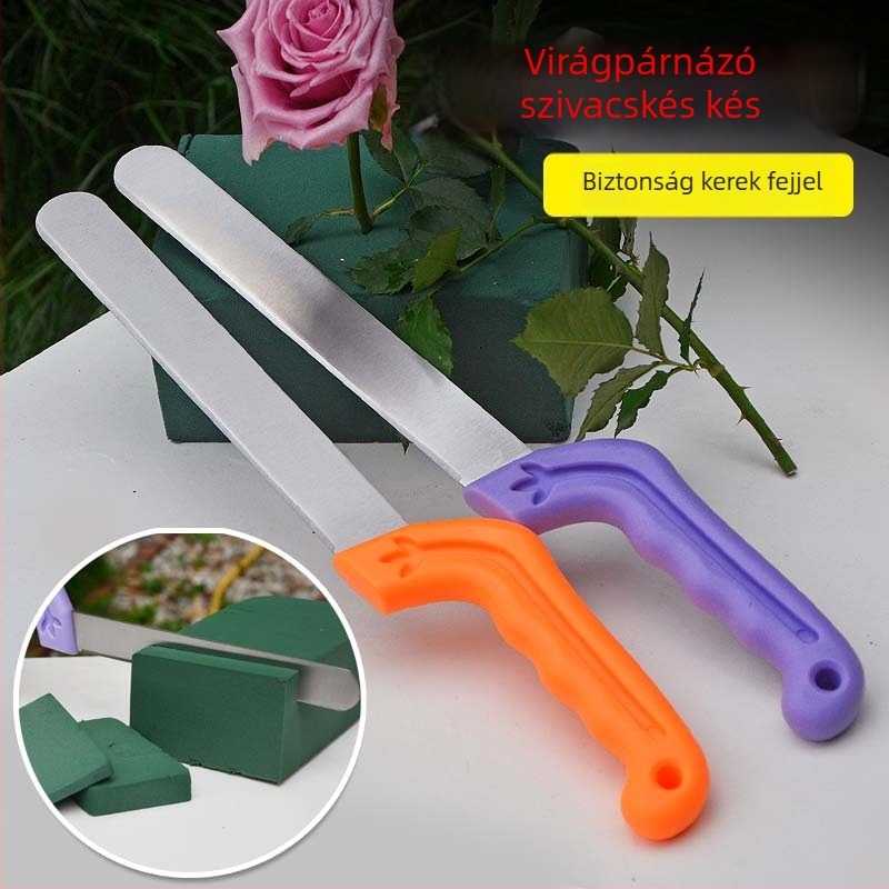 Virágolló, rozsdamentes acélból, virágellátáshoz