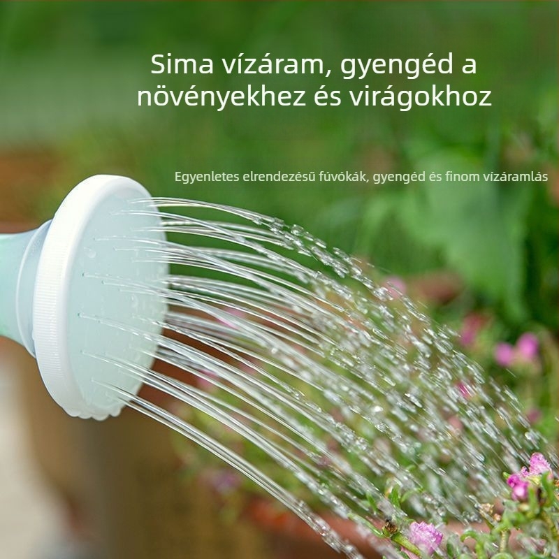 Kétfunkciós műanyag öntöző kanna otthoni és kerti használatra