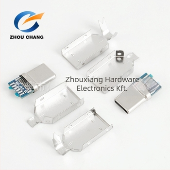 ZC USB Type-C 3.1 Férfi csatlakozó, Forrasztott vezeték
