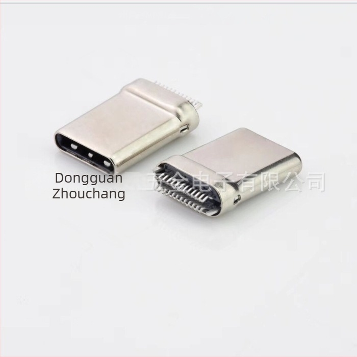 ZC USB Type-C 3.1 Férfi csatlakozó, Forrasztott vezeték