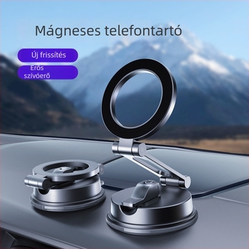 Mágneses telefontartó szívófejes, autó műszerfalra és központi konzolra – multifunkcionális, univerzális