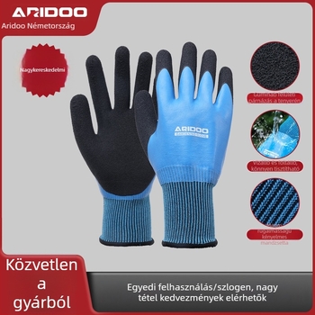 Airidun kertészeti kesztyűk, szúrásálló és vízálló, gumírozott kesztyűk metszéshez kertészeknek