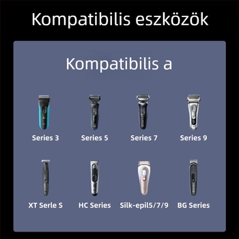 Braun borotva töltőkábel Type-C konverter XT/HC/BG sorozatokhoz