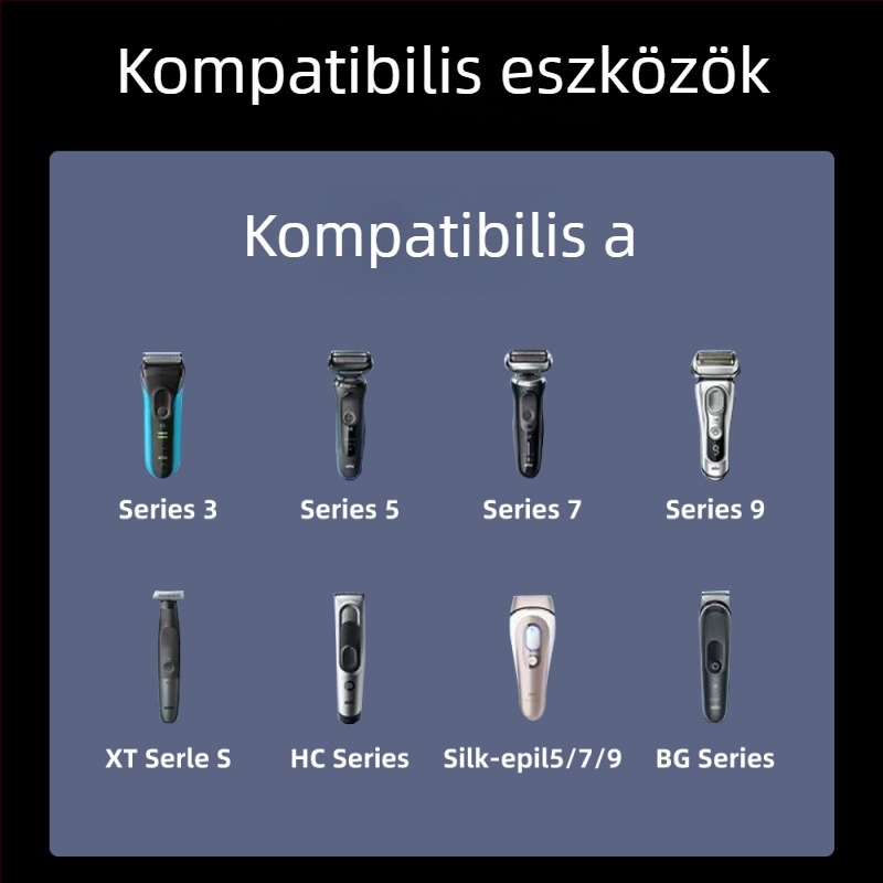 Braun borotva töltőkábel Type-C konverter XT/HC/BG sorozatokhoz