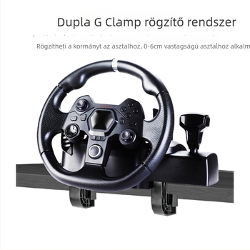 AP7 Versenykormány 270° USB – Switch/PS4/Xbox Series/Xbox One/PS3/PC/Android, ABS anyag, állítható érzékenység