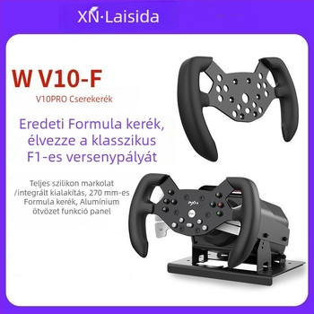 W V10-F alumínium ötvözetű versenykormány koronglemez, kompatibilis V10/V10Pro-hoz