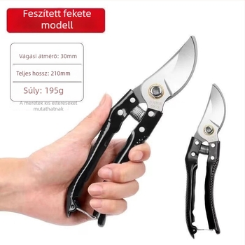 Ágvágó metszőolló – többfunkciós kerti eszköz éles, tartós pengével, rozsdamentes acél pengével, vágási átmérő 3