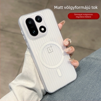 OnePlus 15 védőtok — matt PC felület, mágneses rögzítés, egyszerű és elegáns stílus