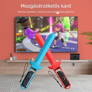 STARTRC GAMES Switch 2 Sportos kiegészítő készlet – Vívó kard, Teniszütő és Verseny-kormánykerék (ABS)