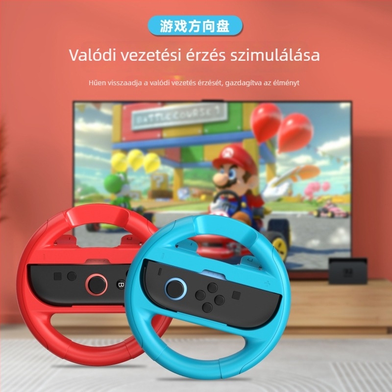 STARTRC GAMES Switch 2 Sportos kiegészítő készlet – Vívó kard, Teniszütő és Verseny-kormánykerék (ABS)