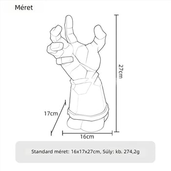 Dragon Ball Vegeta kontroller kar tartó, 3D nyomtatott, modell 020206005, műanyag, súly 250 g, származás Nanjing