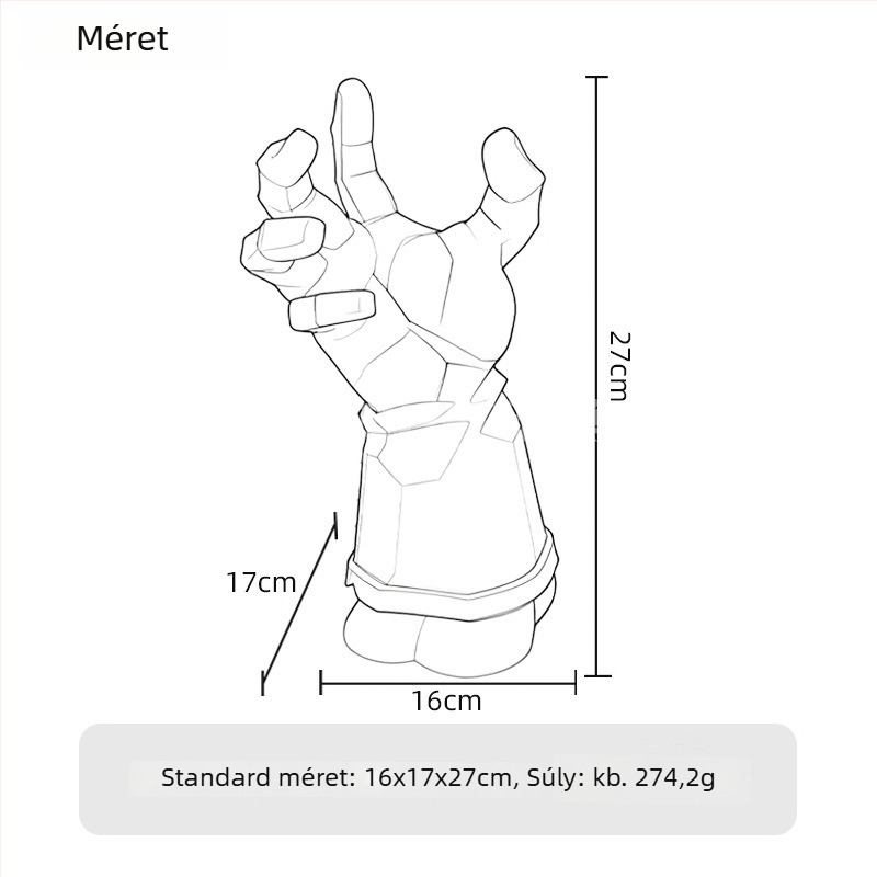 Dragon Ball Vegeta kontroller kar tartó, 3D nyomtatott, modell 020206005, műanyag, súly 250 g, származás Nanjing