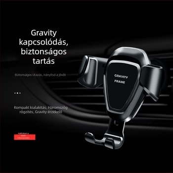 Xiao Qian Meow autós telefontartó — gravitációs érzékelő, klipsz a légcsatornához, kompatibilis a legtöbb telefonhoz