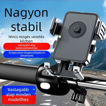 Autótelefon tartó navigációhoz, univerzális, ABS anyag, testreszabás támogatott