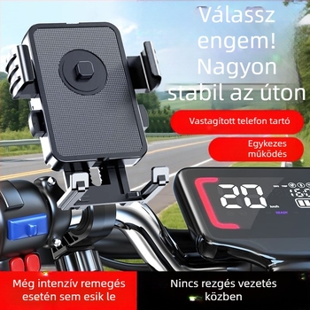 Autótelefon tartó navigációhoz, univerzális, ABS anyag, testreszabás támogatott