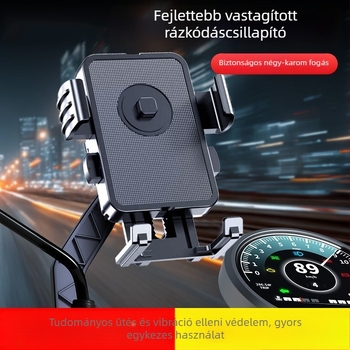 Autótelefon tartó navigációhoz, univerzális, ABS anyag, testreszabás támogatott