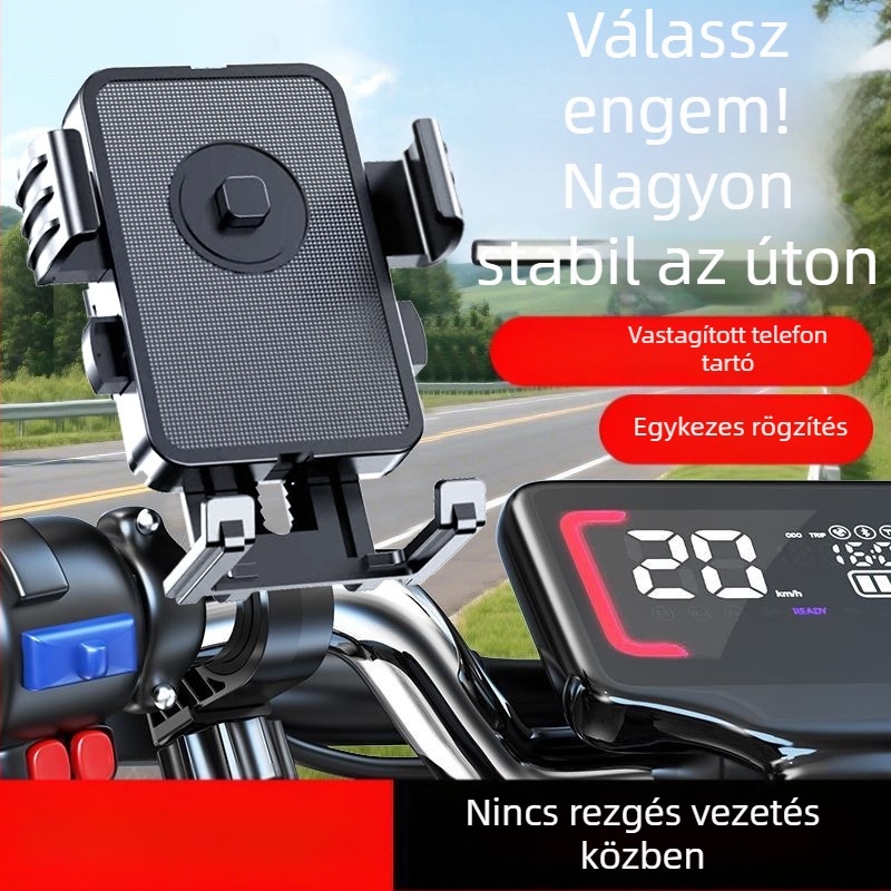 Autótelefon tartó navigációhoz, univerzális, ABS anyag, testreszabás támogatott
