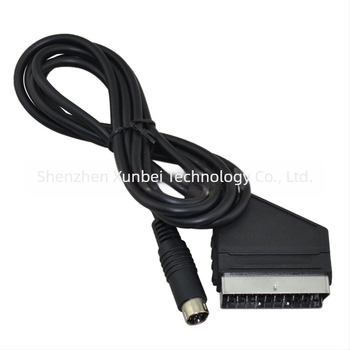 Sega Saturn SCART kábel (MD modell) – OEM márka, játékkábel, 0,12 kg, 2015