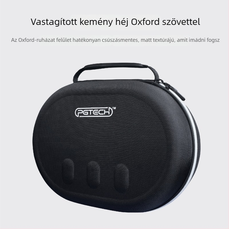 Meta Quest3 VR szemüveg és kontrollerek tároló táska – EVA védő, hordozható tok, kompatibilis Meta Quest3, súly 0,56 kg