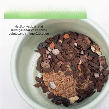 Kókuszrostból készült virágcserép aljzat — kör alakú tömítés, szivárgásmentes, lélegző háló a szukkulensekhez (Anyag: Egyéb; Importálás: Nem; Típus: Zuhany; Alkalmazási területek: Egyéb)