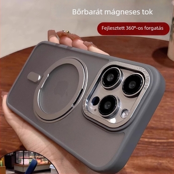 Xiangqian Forgatható MagSafe tartó iPhone‑hoz — matt akril, ütésálló, leesés elleni védelem, mágneses, hőelvezetés