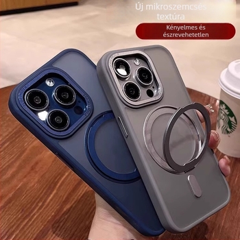 Xiangqian Forgatható MagSafe tartó iPhone‑hoz — matt akril, ütésálló, leesés elleni védelem, mágneses, hőelvezetés