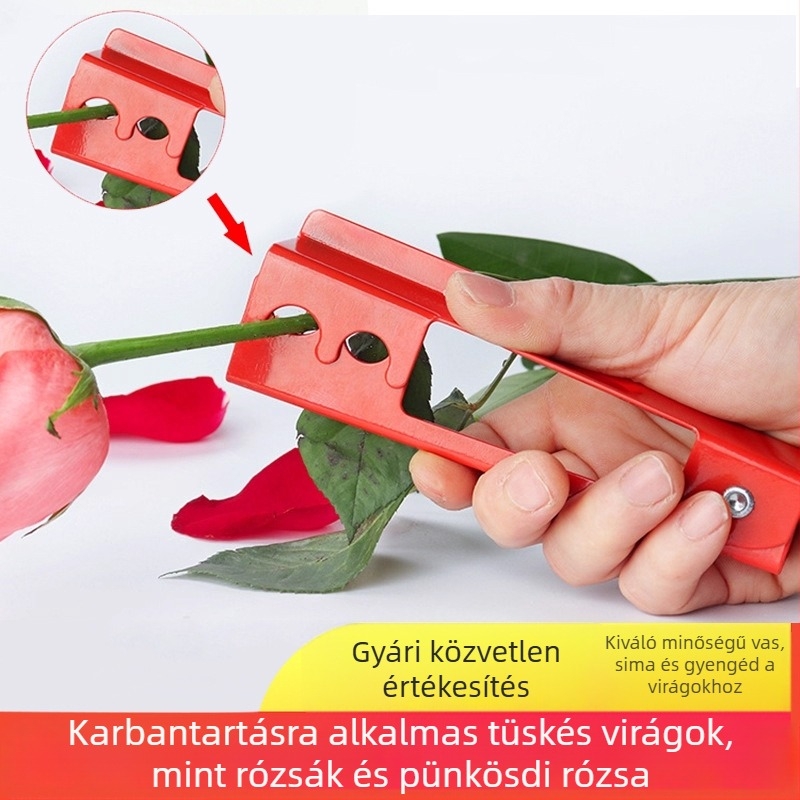 Rózsa tövisek eltávolítására szolgáló fogó – vasból, Xinzhan márkájú, kerthez, szaporítóüzemhez és otthoni kertészkedéshez