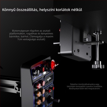 PXN-CB1 Versenyközponti Vezérlő Doboz RGB Világítással PC-hez (USB)