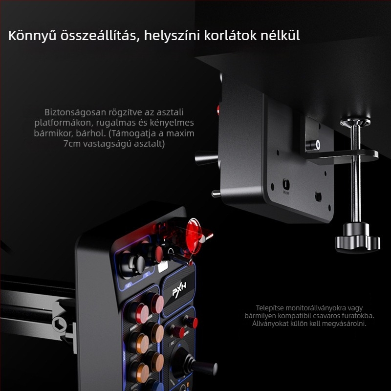 PXN-CB1 Versenyközponti Vezérlő Doboz RGB Világítással PC-hez (USB)