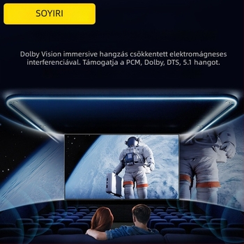 SOYIRI Digitális optikai hangkábel SPDIF TV-hez, PS Set-Top Box és Soundbar 5.1, aranyozott csatlakozók
