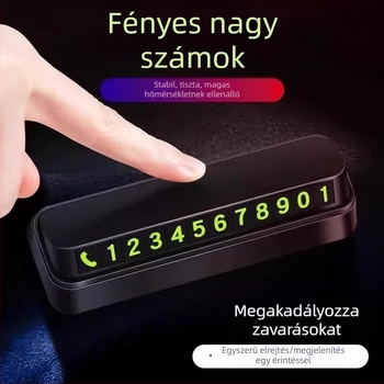 Debedi fém parkolási szám-tábla — dekoratív autó tábla nyomtatott logóval