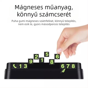 Debedi fém parkolási szám-tábla — dekoratív autó tábla nyomtatott logóval