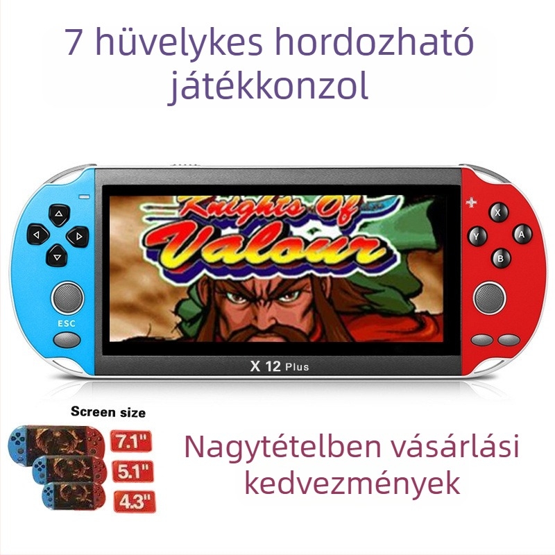Kézi játékkonzol — RPG, akció és kaland játékok; eredeti játék szoftver; legújabb operációs rendszer; 8–16 GB memória; USB-interfész