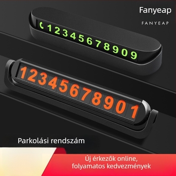 Panyi Parkolási Szám Tábla Járművekhez – Autóban Szerelt Ideiglenes Telefonszám Tábla (Digitális, Anyag: Egyéb, Testreszabás Nélkül)