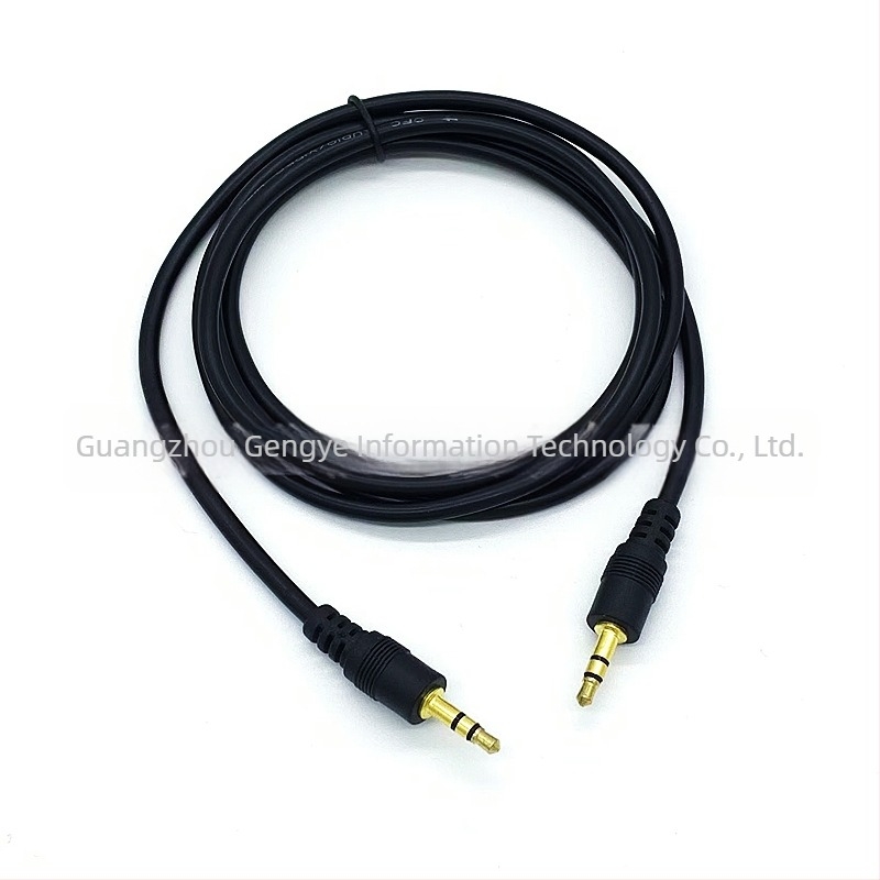 3.5mm-es audio kábel, férfi–férfi, autós AUX-kábel telefonhoz, számítógéphez és hangszórókhoz, hossz 1.5/3 m