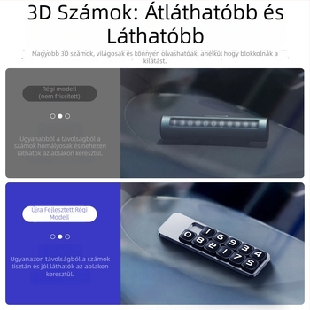 Dokiy világító fém parkolótábla DK-611 OK logóval