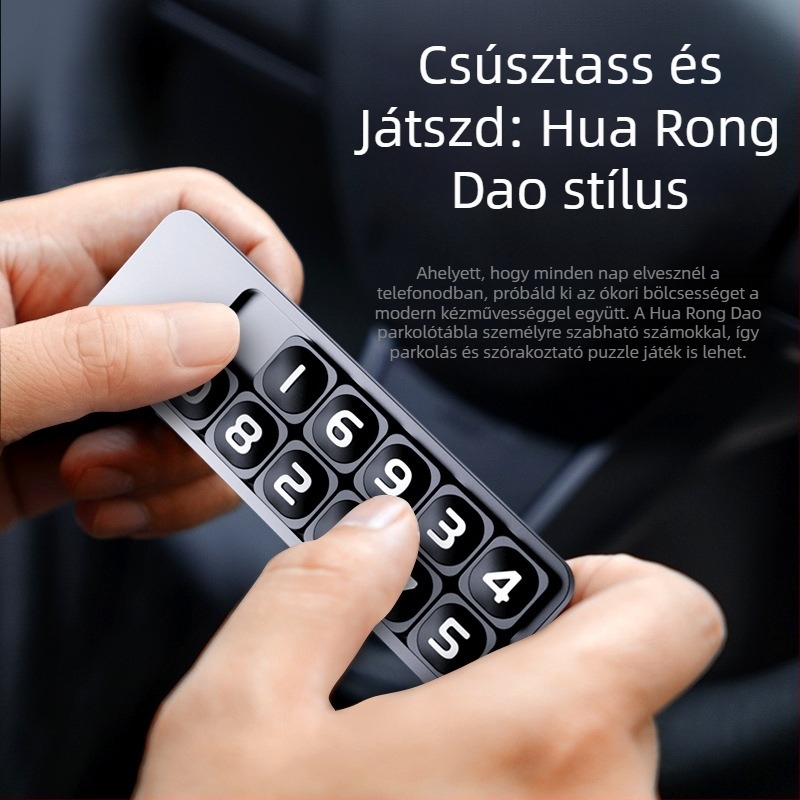 Dokiy világító fém parkolótábla DK-611 OK logóval