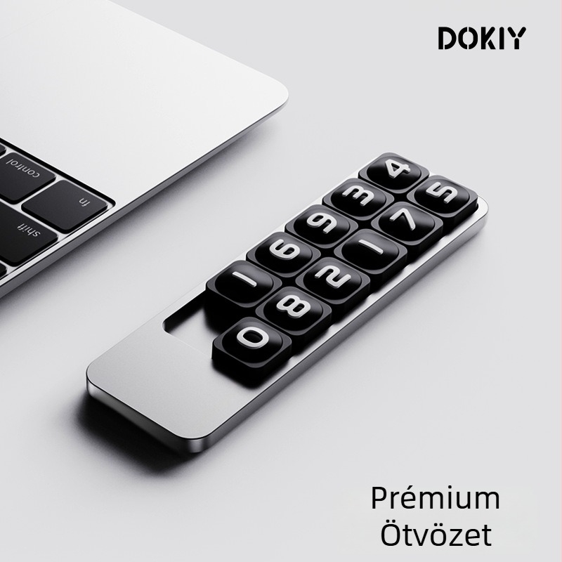 Dokiy világító fém parkolótábla DK-611 OK logóval