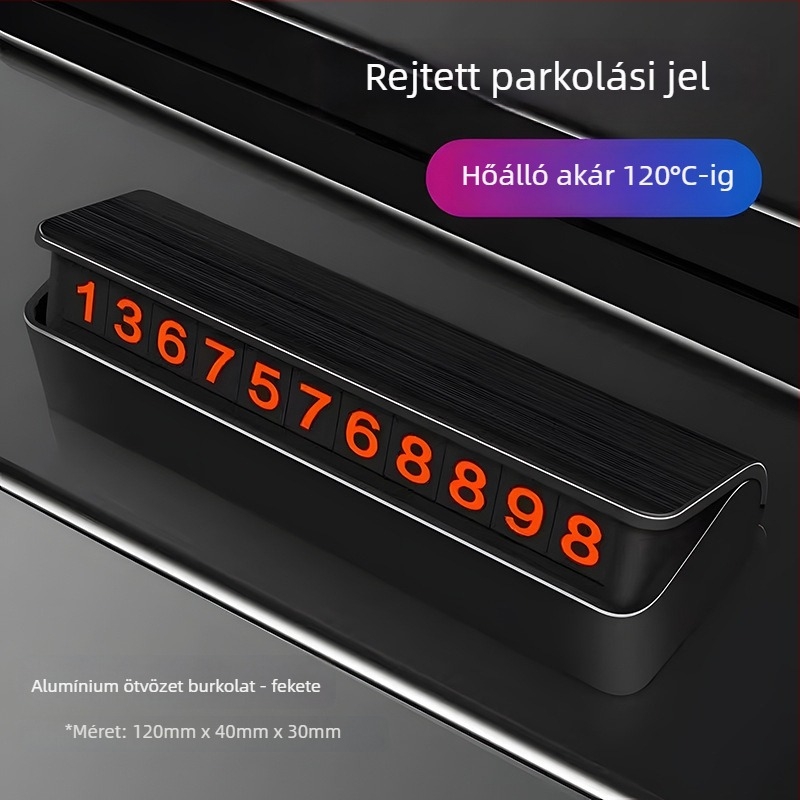 Elektronikus parkolási jelzőtábla autókhoz — Modell Parking sign-tc01, Yun shunhun