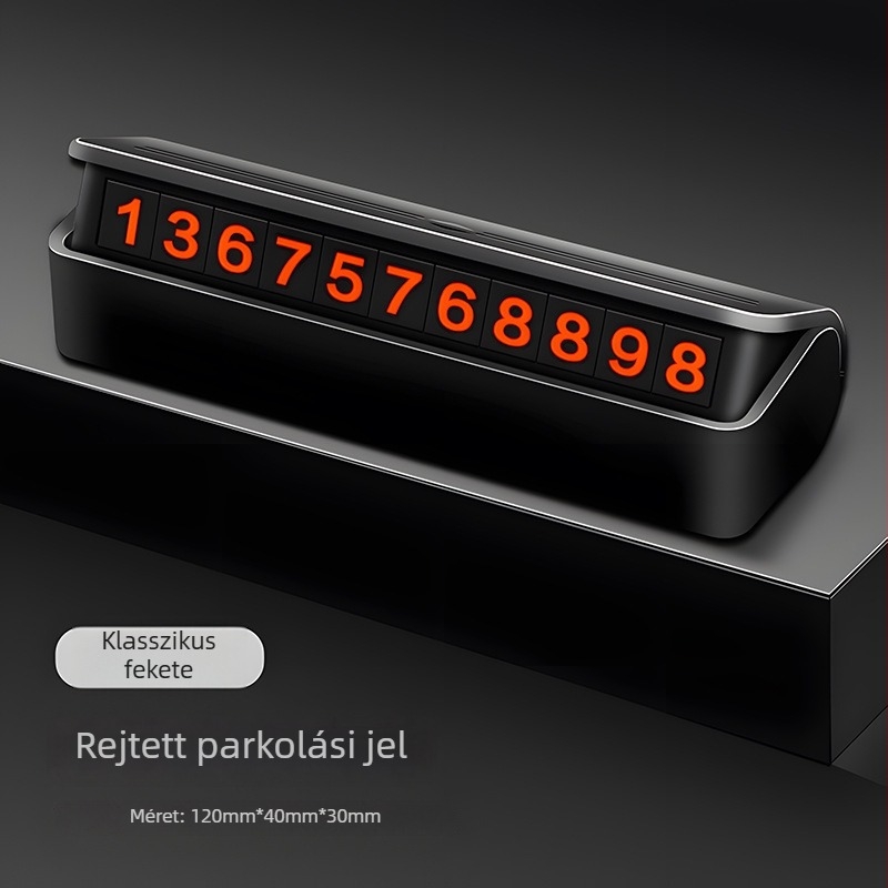 Elektronikus parkolási jelzőtábla autókhoz — Modell Parking sign-tc01, Yun shunhun